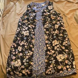 J.Jill Floral sleeveless dress 1x